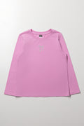 Bow  Long Sleeve T-Shirt Pink