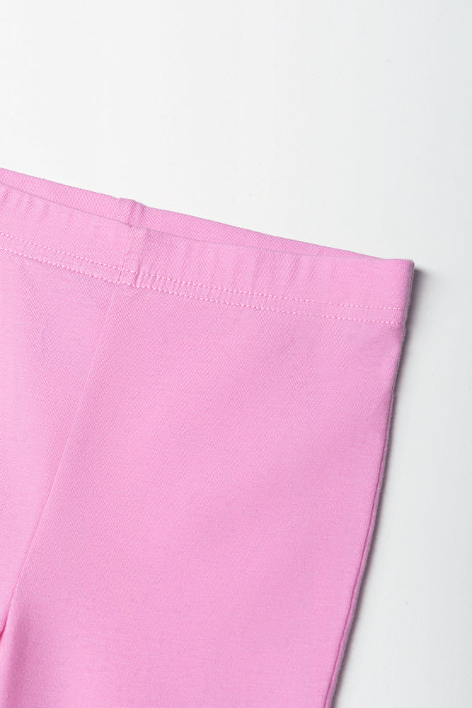 Flare Leggings Pink