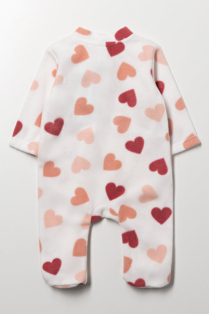 Heart Sleepsuit Cream (2)