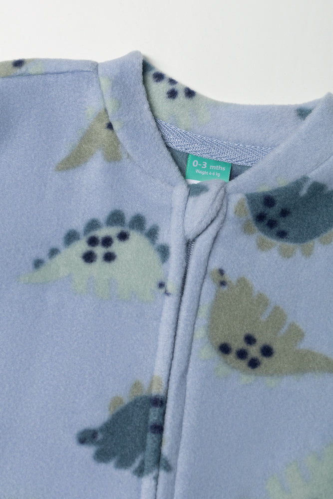 Dinosaur Sleepsuit Blue & Green (1)