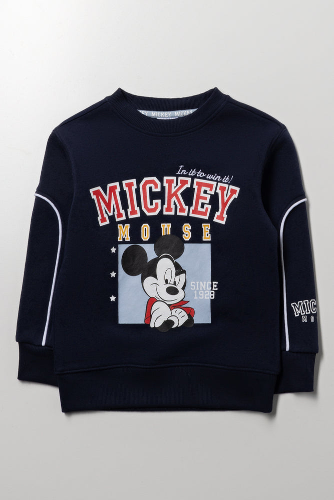 Mickey Mouse printed Tracktop Navy