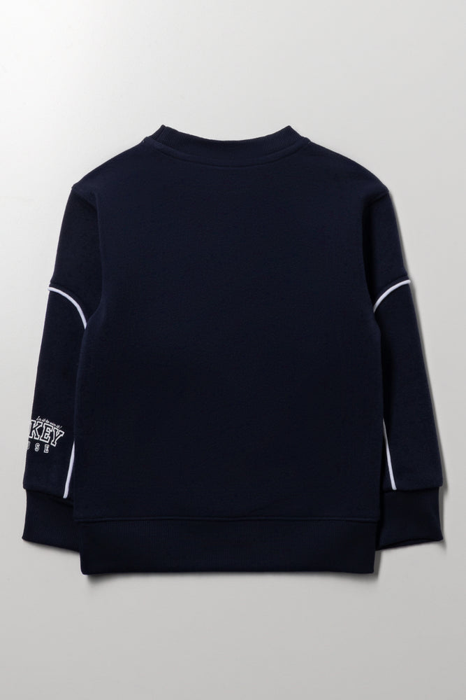 Mickey Mouse printed Tracktop Navy (2)