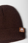 Rib Beanie Brown (1)