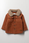Sherpa Collar Jacket Brown