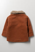 Sherpa Collar Jacket Brown (2)