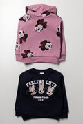 Minnie Mouse 2 Pack Tracktops Pink And Navy
