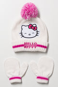 Hello Kitty Hat Set White