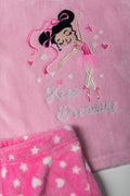 3D Print Fleece Pyjama Set Pink (1)