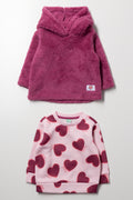 2 Pack Tracktops Purple And Pink