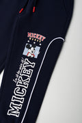 Mickey Mouse Buckle Trackpants Navy (1)