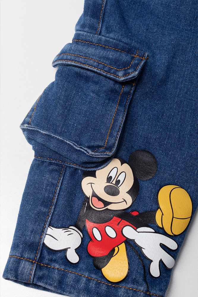 Mickey Mouse Denim Jeans Blue