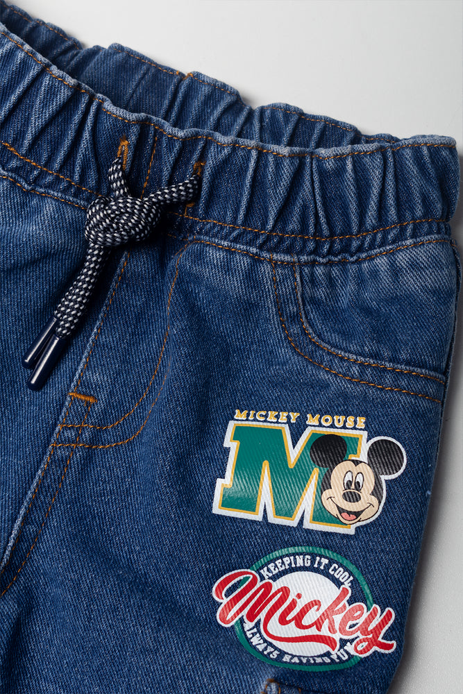 Mickey Mouse Denim Jeans Blue (2)