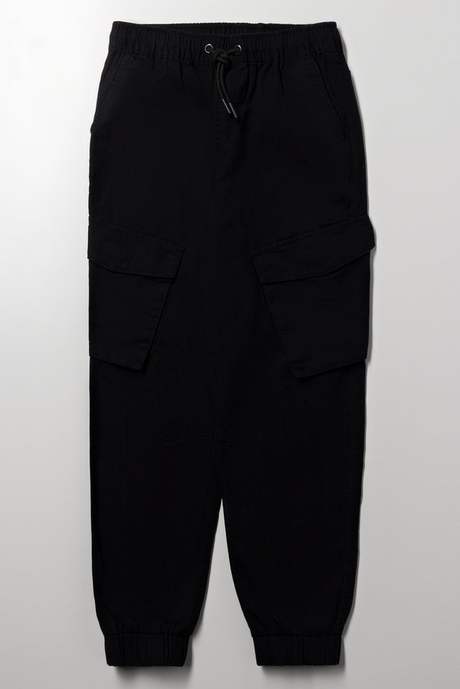 Cargo Jogger Pants Black