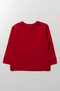 Mickey Mouse Long Sleeve T-Shirt Red (2)