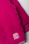 Sherpa Zip Through Hooded Tracktop Pink (2)