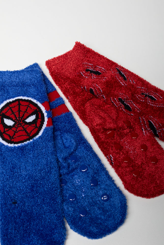 2 Pack Spiderman Socks