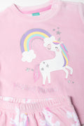 Unicorn Pyjama Set Pink (1)