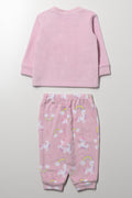 Unicorn Pyjama Set Pink (2)