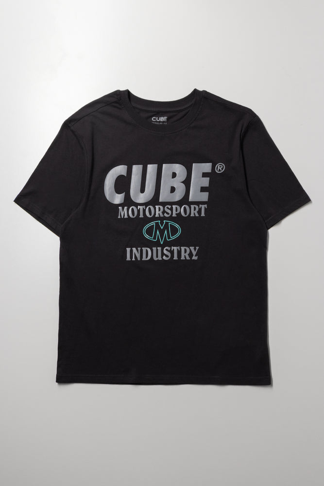 Cube Short Sleeve T-Shirt Dark Grey