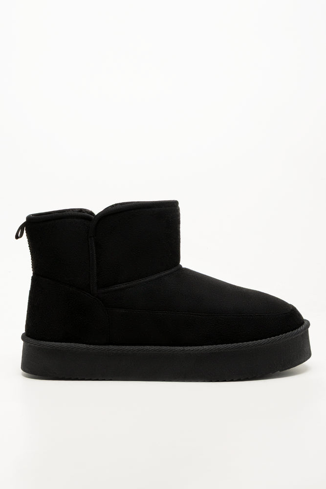 Comfy Ankle Boots Black (1)
