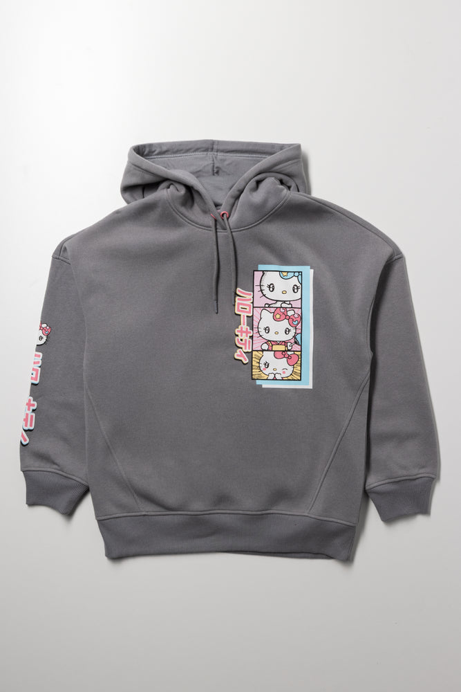 たくぴょん helloketty Hello Kitty Oversized Hoodie Grey | Tops & T-Shirts | Ackermans