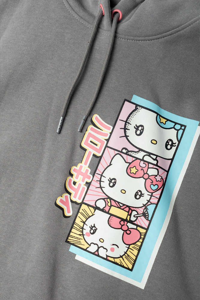 たくぴょん helloketty SWEATSHIRT HKKITTY -medium pink