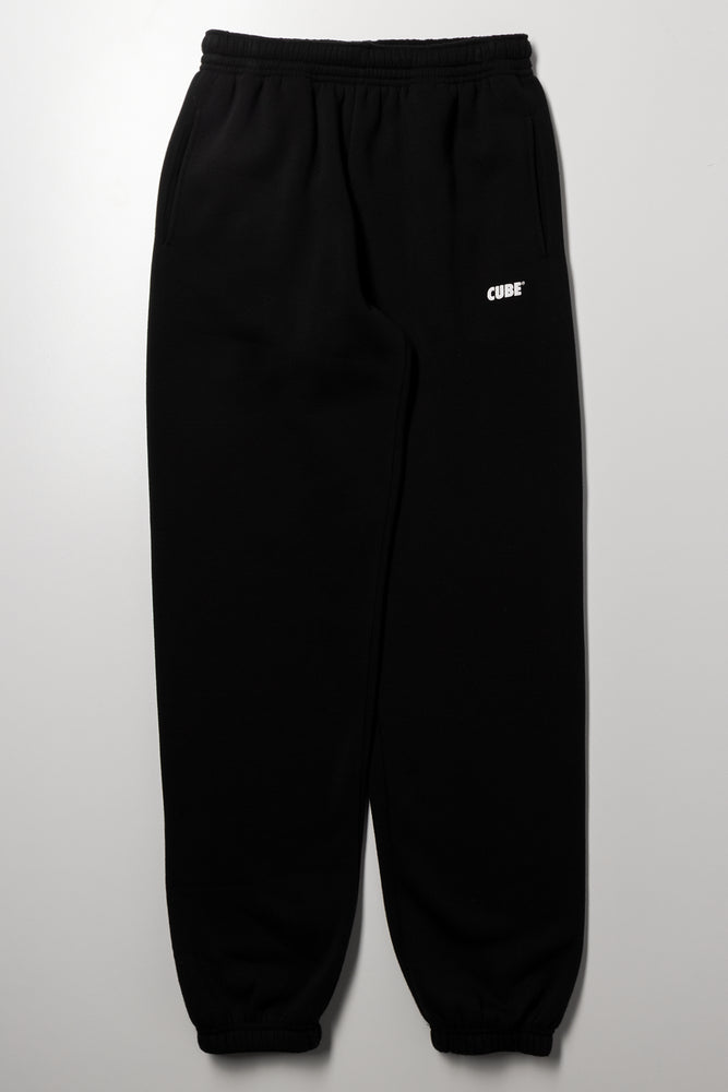 Cube Cuffed Jogger Trackpants Black | Bottoms & Jeans | Ackermans