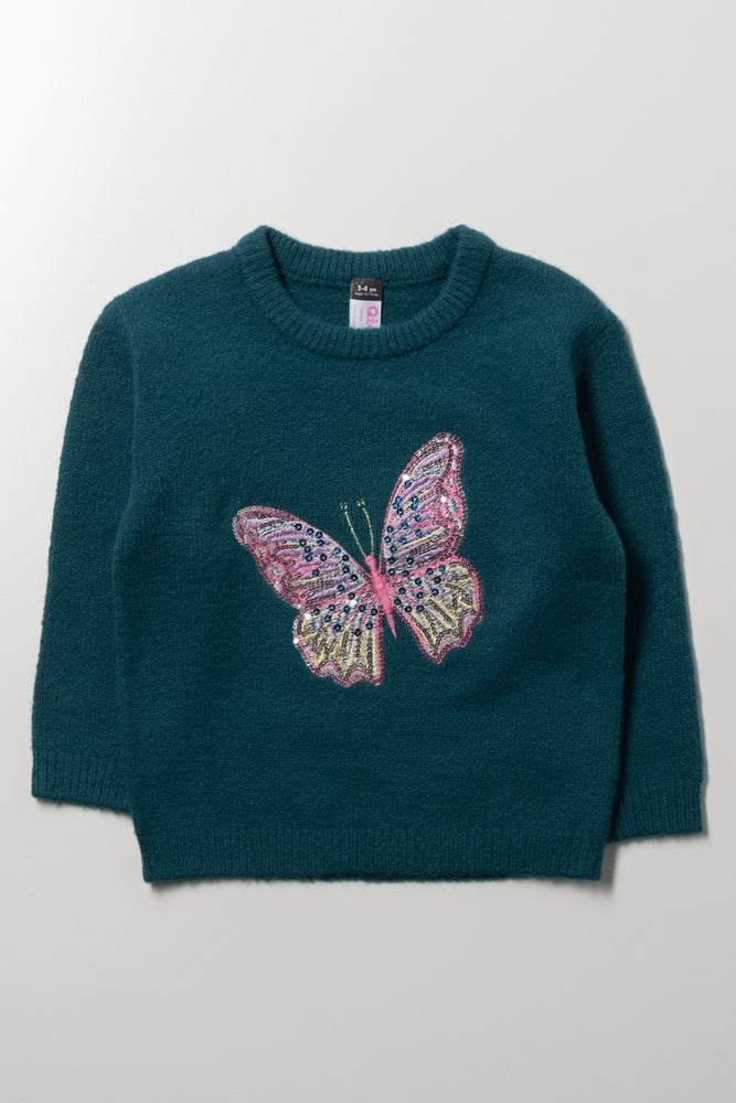 Butterfly Jersey Teal | Jackets & Knitwear | Ackermans
