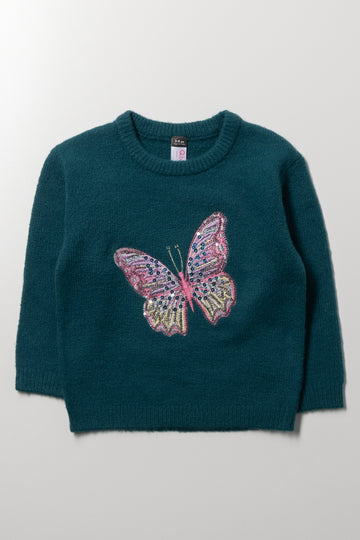 Butterfly Jersey Teal