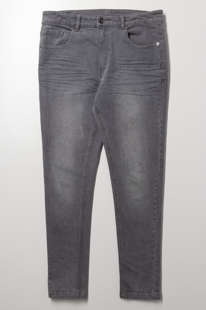 Super Skinny Denim Jeans Light Grey