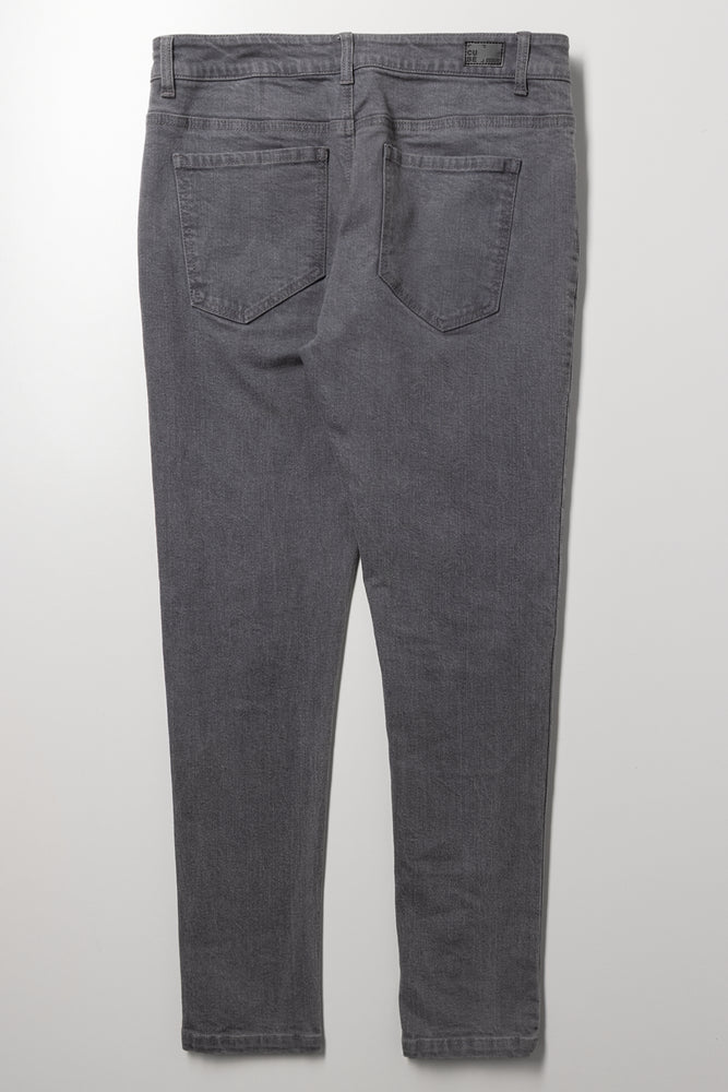 Super Skinny Denim Jeans Light Grey (3)