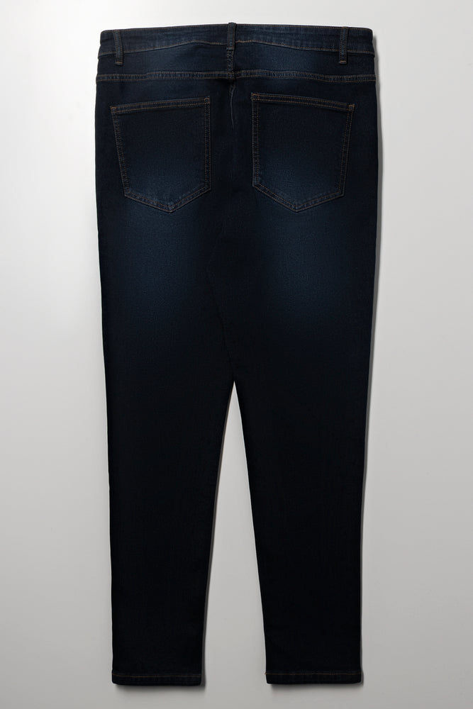 Super Skinny Denim Jeans Dark Blue (2)