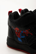 Spiderman Skater High Top Sneakers Black (3)