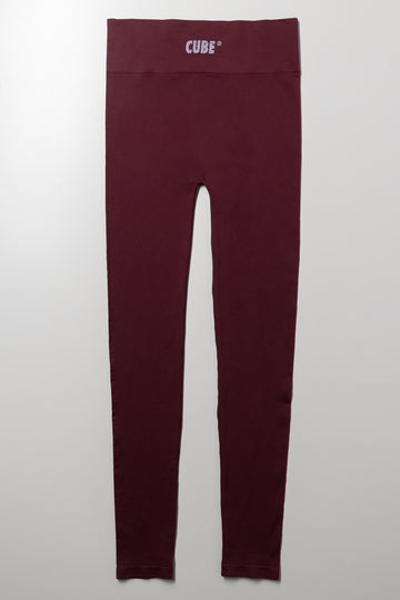 Seamless Leggings Burgundy