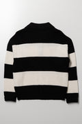 Stripe Jersey Black And White (2)