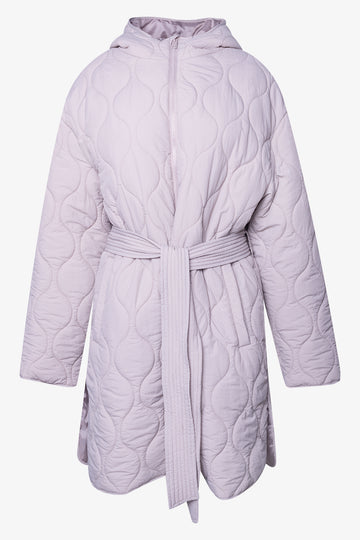TODAYFUL  Bascket Knit Parka Hooded Textured Parka Jacket Navy And Green | Jackets & Knitwear