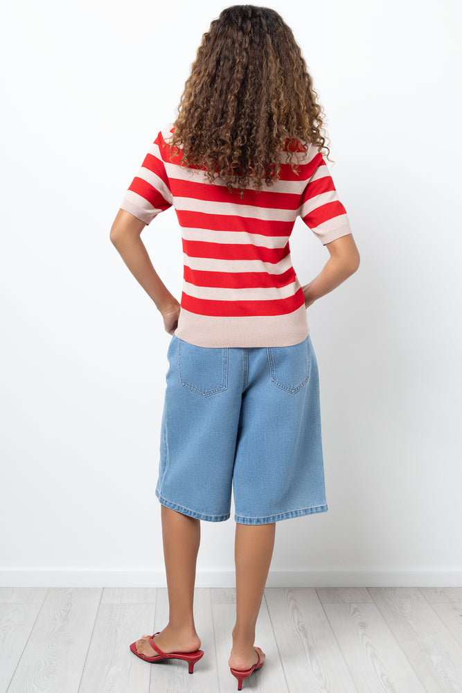 High Rise Jorts Mid Wash (2)