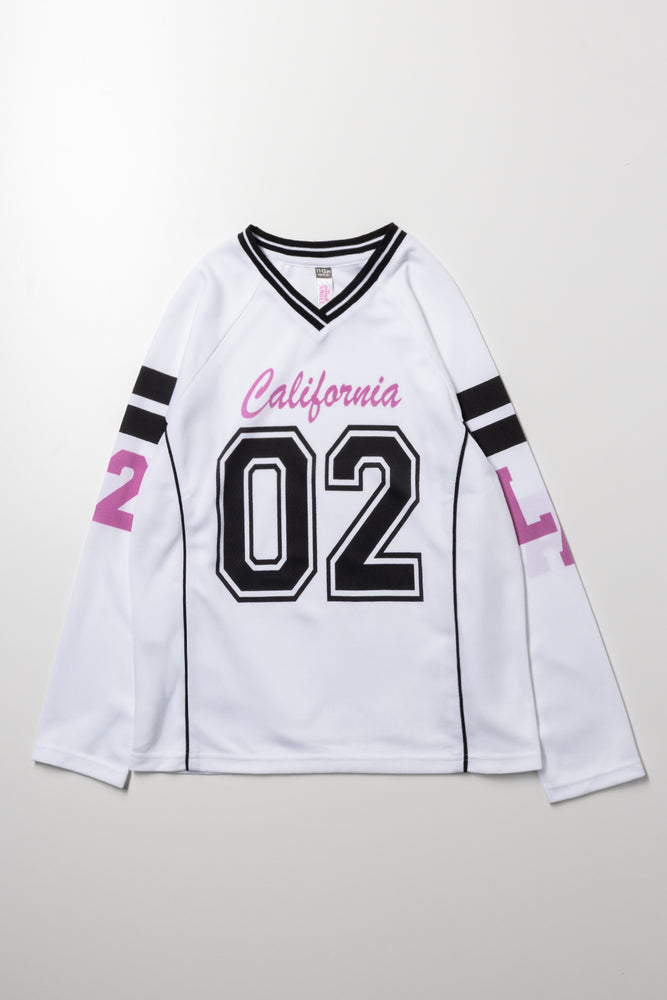 Oversized Mesh T-Shirt White