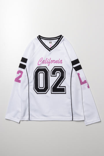 Oversized Mesh T-Shirt White