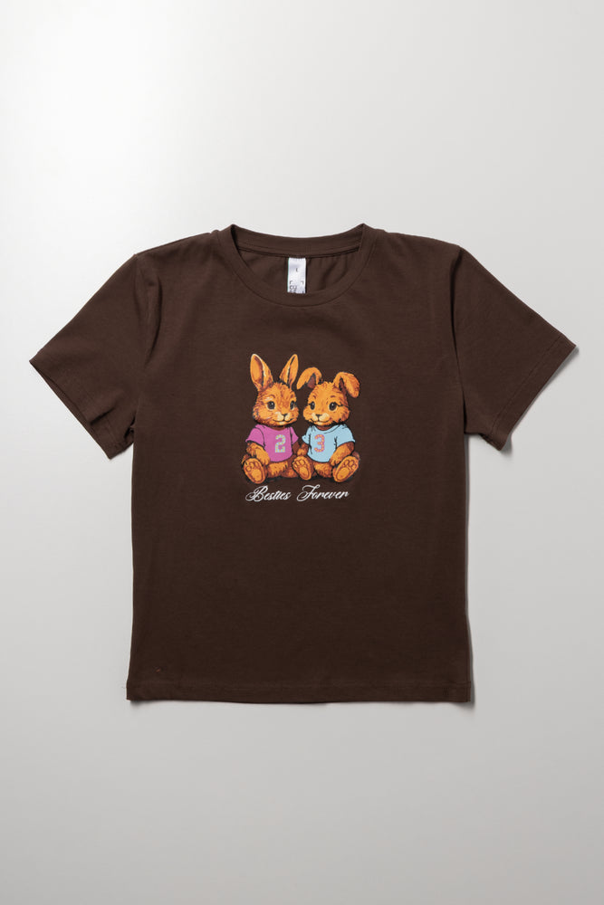 Short Sleeve T-Shirt Brown