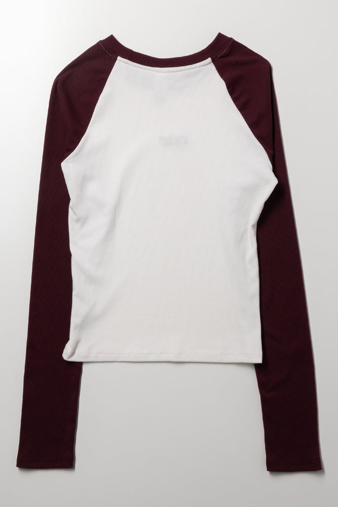 Long Sleeve Top White (2)
