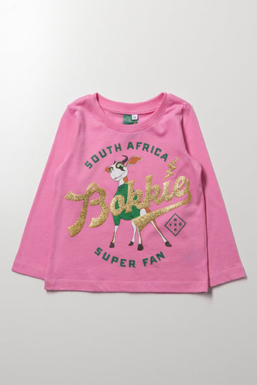 Bokkie Long Sleeve T-Shirt Pink