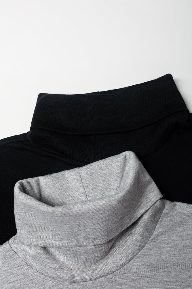 2 Pack Long Sleeve Polonecks Black And Grey (1)