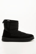 Quilted Comfort Boots Black (1)