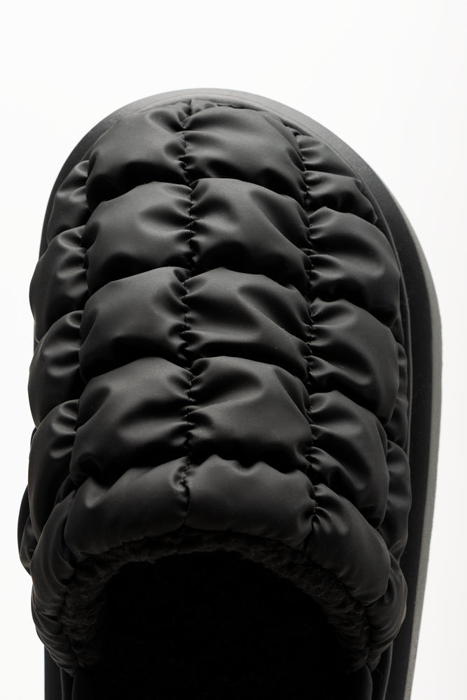 Quilted Mule Black (4)