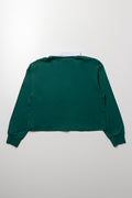 Long Sleeve Boxy Golfer Green (2)