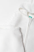 2 Piece Embossed Fleece Set White (1)