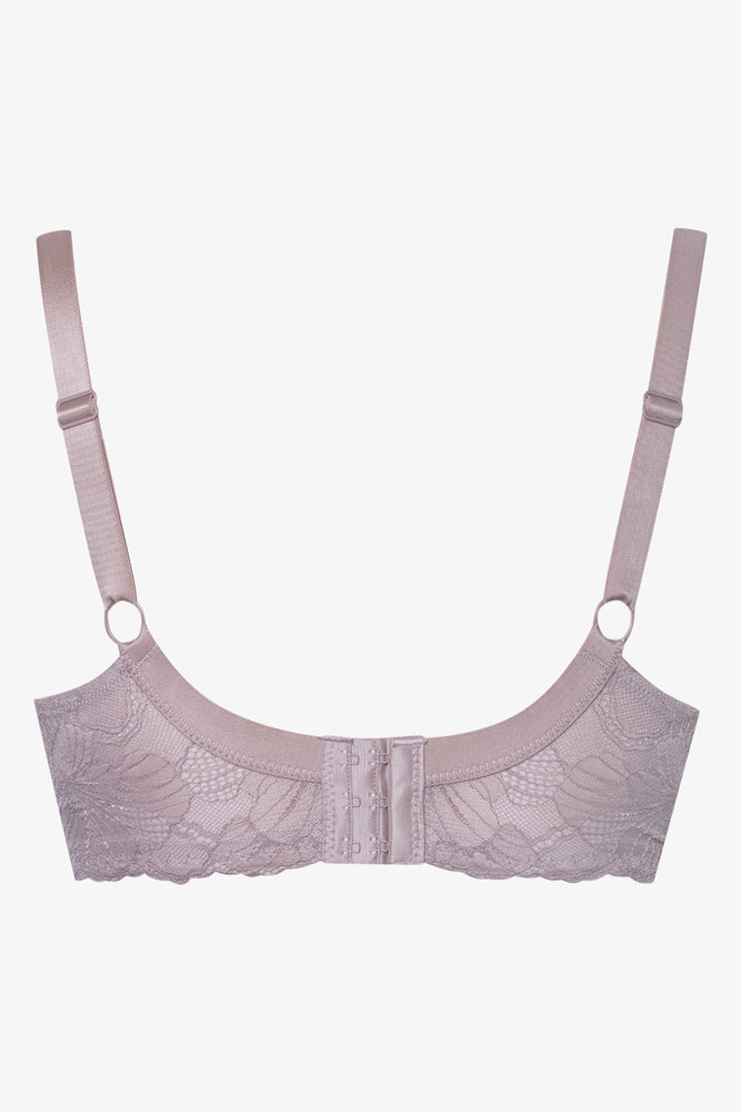Plus Size 2 Pack Lace Balconette Bra Black And Natural (3)