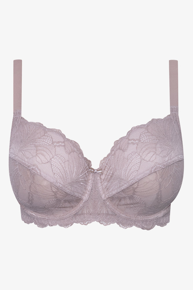 Plus Size 2 Pack Lace Non Padded Underwire Bra Natural And Black (2)