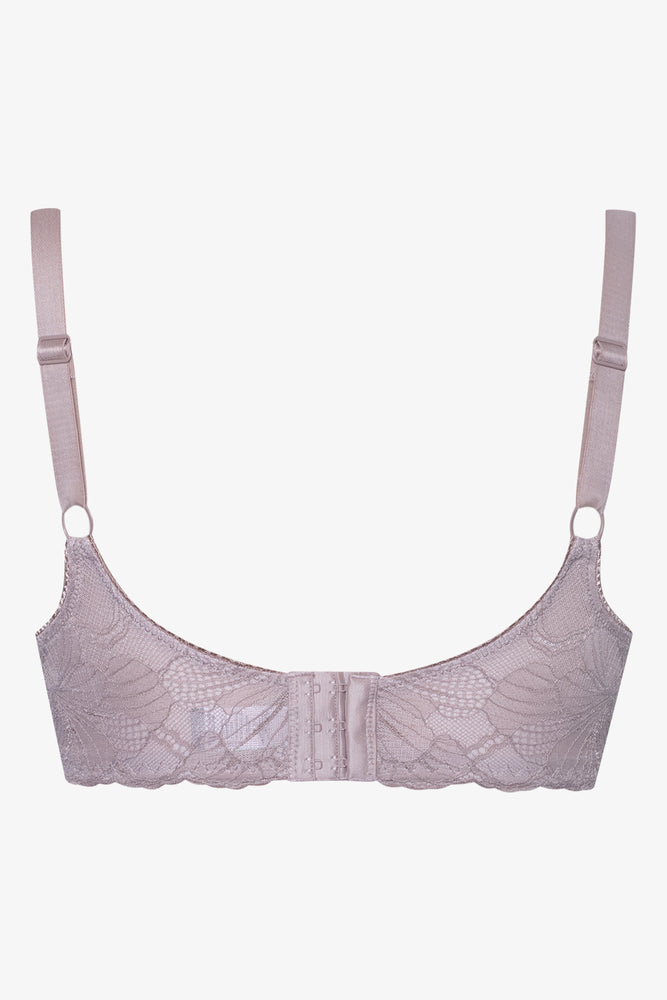 Plus Size 2 Pack Lace Non Padded Underwire Bra Natural And Black (3)